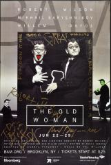 [Signed Poster for the Robert Wilson Production "The Old Woman" during BAM Spring, 2014]