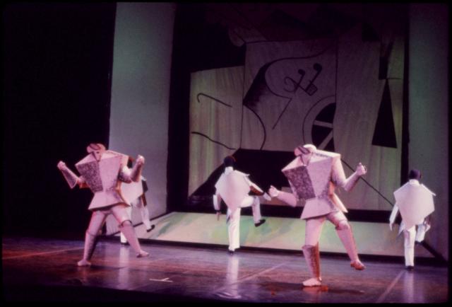 [Scene from "Victory Over the Sun" During BAM Next Wave Festival, Fall, 1983]