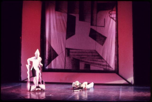 [Scene from "Victory Over the Sun" During BAM Next Wave Festival, Fall, 1983]