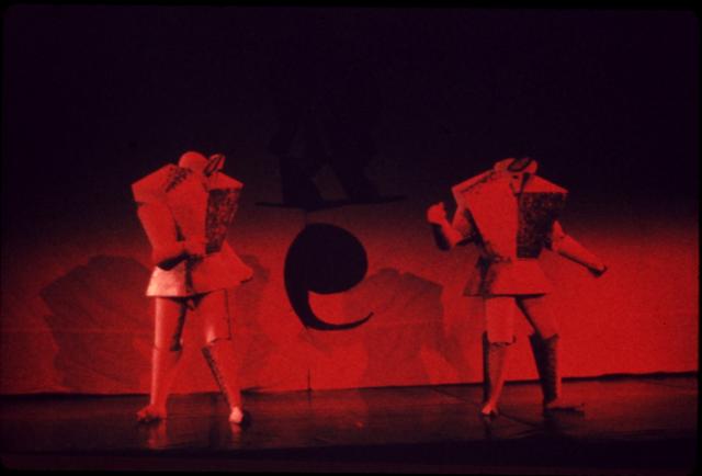 [Scene from "Victory Over the Sun" During BAM Next Wave Festival, Fall, 1983]