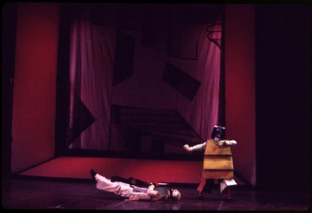 [Scene from "Victory Over the Sun" During BAM Next Wave Festival, Fall, 1983]