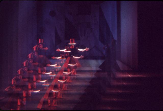 [Scene from "Victory Over the Sun" During BAM Next Wave Festival, Fall, 1983]