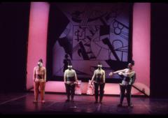 [Scene from "Victory Over the Sun" During BAM Next Wave Festival, Fall, 1983]