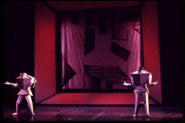 [Scene from "Victory Over the Sun" During BAM Next Wave Festival, Fall, 1983]