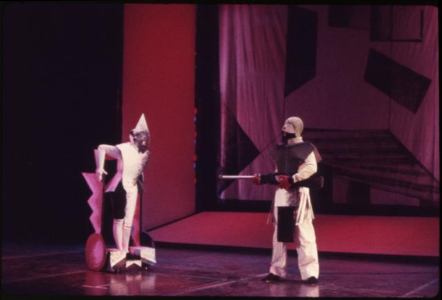 [Scene from "Victory Over the Sun" During BAM Next Wave Festival, Fall, 1983]