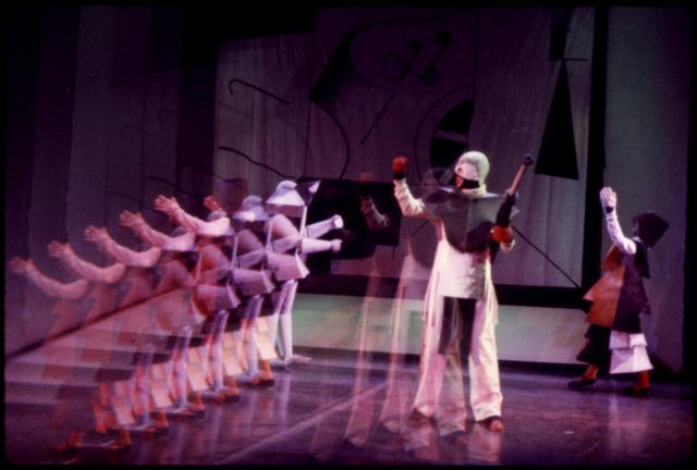 [Scene from "Victory Over the Sun" During BAM Next Wave Festival, Fall, 1983]