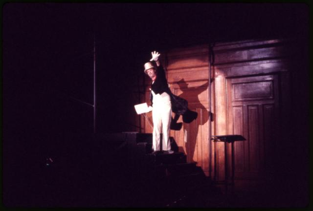 [Scene from "Victory Over the Sun" During BAM Next Wave Festival, Fall, 1983]