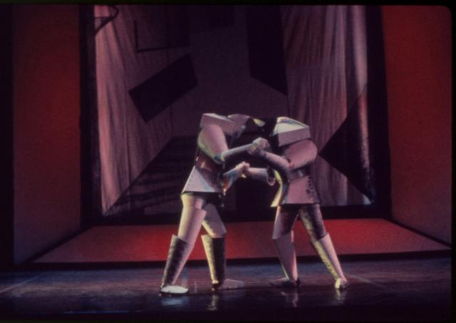 [Scene from "Victory Over the Sun" During BAM Next Wave Festival, Fall, 1983]