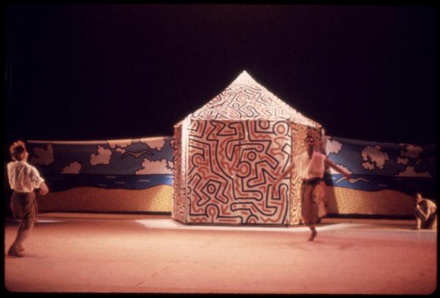 [Scene from "Secret Pastures" During BAM Next Wave Festival, Fall, 1984]