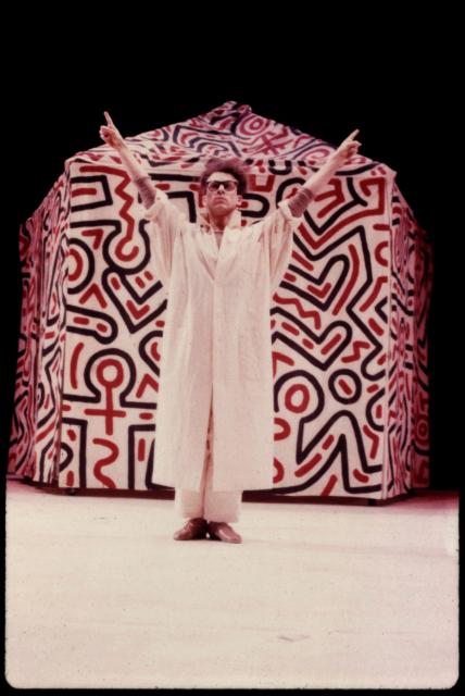 [Scene from "Secret Pastures" During BAM Next Wave Festival, Fall, 1984]