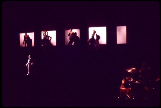 [Scene from "Secret Pastures" During BAM Next Wave Festival, Fall, 1984]