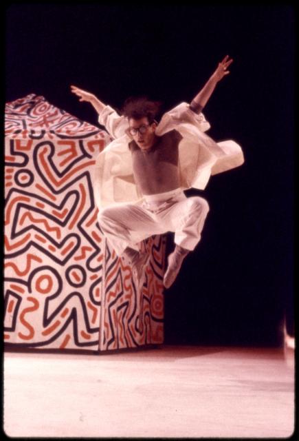 [Scene from "Secret Pastures" During BAM Next Wave Festival, Fall, 1984]