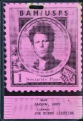 [Backstage Pass from the Thalia Theater production "The Black Rider" During BAM Next Wave Festival, Fall, 1993]