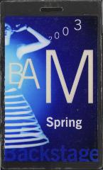 [Backstage Pass from "Twelfth Night / Uncle Vanya" During BAM Spring, 2003]