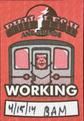 [Backstage Pass from Phil Lesh's "An evening with Phil Lesh & Friends" During Spring, 2014]