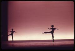 [Excerpt from Robert Wilson / Philip Glass production "Einstein on the Beach" during BAM Next Wave Festival, 1984]