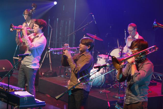 [Beirut performing in the "Sounds Like Brooklyn Music Festival" during BAM Spring Series, 2009] 