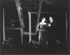 [Scene from the Thalia Theater production "The Black Rider" during BAM Next Wave Festival, 1993]