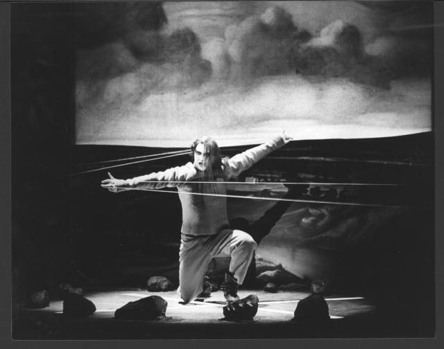 [Scene from the Thalia Theater production "The Black Rider" during BAM Next Wave Festival, 1993]