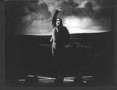 [Jörg Holm in the Thalia Theater production "The Black Rider" during BAM Next Wave Festival, 1993]