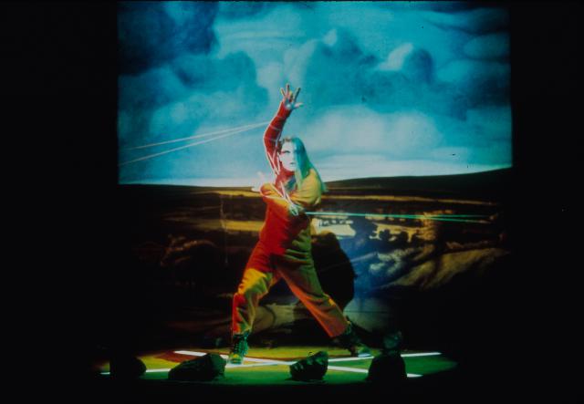 [Scene from the Thalia Theater production "The Black Rider" during BAM Next Wave Festival, 1993]