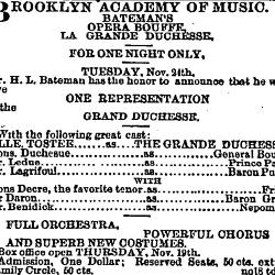 Bateman French Opera Troupe