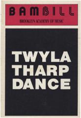 Twyla Tharp Dance