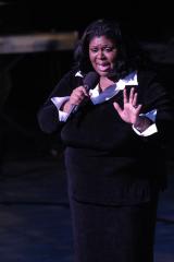 [Kim Burrell performing in "Rhythm & BAM: Praise Music" during BAM Spring Series, 2003] 