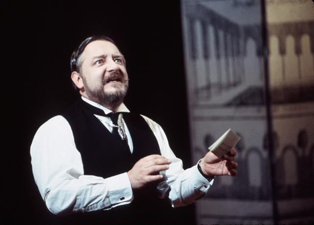 [Simon Russell Beale as Malvolio in the Donmar Warehouse production "Twelfth Night" during BAM Spring Series, 2003]