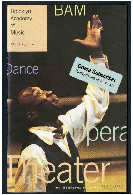 [Brochure for BAM Spring, 1998]