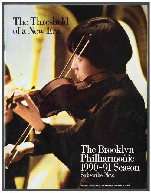 [Brochure for Brooklyn Philharmonic Orchestra, 1990-1991]