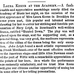 Laura Keene and Company