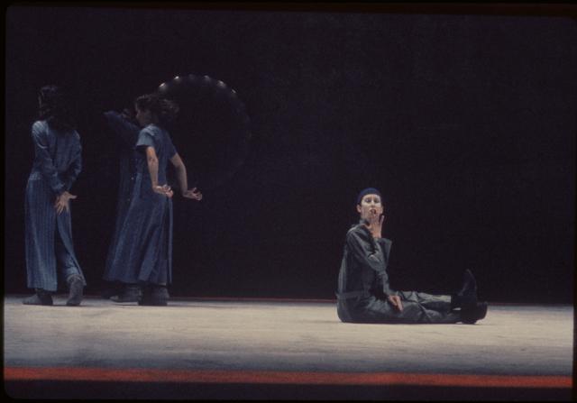 [Scene from the Meredith Monk/Ping Chong production "The Games" during BAM Next Wave Festival, 1984]