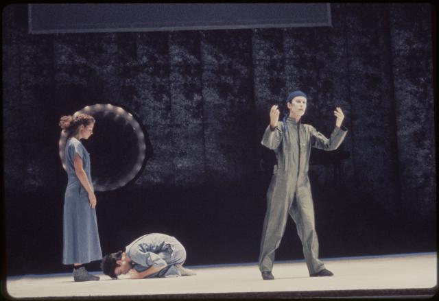 [Scene from the Meredith Monk/Ping Chong production "The Games" during BAM Next Wave Festival, 1984]
