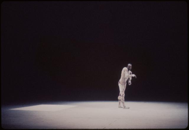 [Bill T. Jones in the production "Secret Pastures" during BAM Next Wave Festival, 1984]