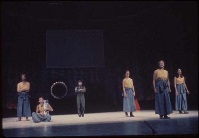 [Scene from the Meredith Monk/Ping Chong production "The Games" during BAM Next Wave Festival, 1984]