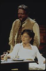 [Simon Russell Beale as Vanya and Helen McCrory as Yelena in the Donmar Warehouse production "Uncle Vanya" during BAM Spring Series, 2003]