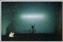 [Yumiko Tanaka, Charlotte Engelkes, and Maria Goyette in a scene from the Théâtre Vidy-Lausanne/Heiner Goebbels production "Hashirigaki" during BAM Spring Series, 2003]

