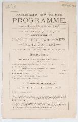 Chaplain Henry Ward Beecher and Grand Concert