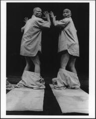 [John Kani and Winston Ntshona in the Royal National Theatre/Market Theatre production "The Island" during BAM Spring Series, 2003]