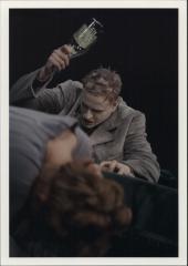 [Jonas Malmsjö as Osvald Alving (rear) in the Ingmar Bergman/Royal Dramatic Theatre of Sweden production "Ghosts" during BAM Spring Series, 2003]