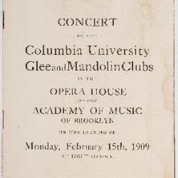 Columbia University Glee and Mandolin Club