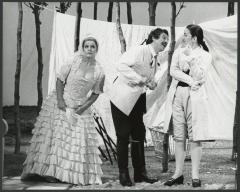 [Scene from the Théâtre Royal de la Monnaie production of "La Finta Giardiniera" during BAM Spring Series, 1990]