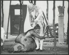 [Scene from the Théâtre Royal de la Monnaie production of "La Finta Giardiniera" during BAM Spring Series, 1990]