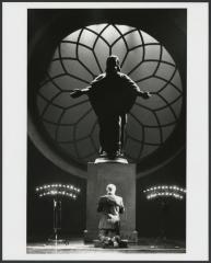 [Paul Freeman as King Claudius in a scene from the Royal Shakespeare Company production "Hamlet" during BAM Spring Series, 1998]