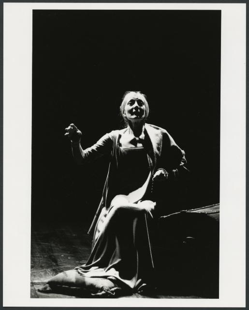 [Jane Lapotaire in a scene from the Royal Shakespeare Company production "Henry VIII" during BAM Spring Series, 1998]