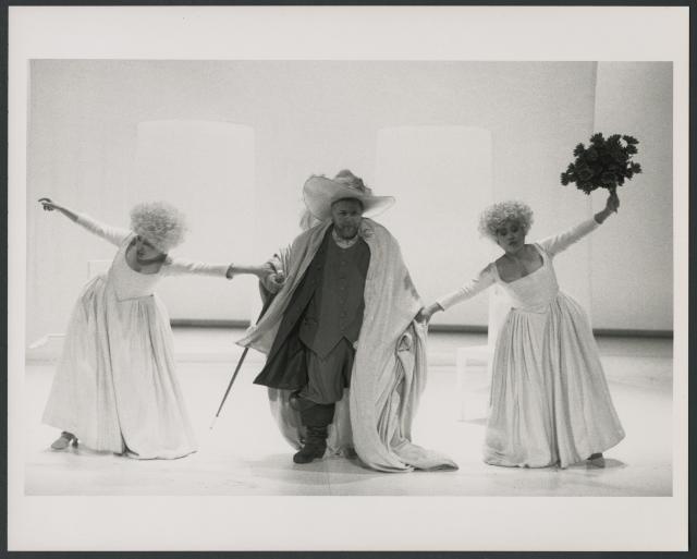 [Scene from the La Societa dell"opera Buffa production of "Falstaff" during BAM Spring Series, 1998]