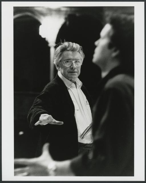 [Scene from the La Societa dell"opera Buffa production of "Falstaff" during BAM Spring Series, 1998]