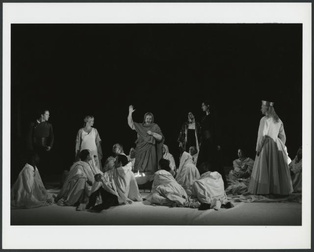 [Scene from the Royal Shakespeare Company production "Cymbeline" during BAM Spring Series, 1998]
