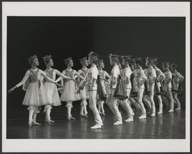 [Scene from the production "Vaganova Ballet Academy and stars of the Kirov Ballet" during BAM Spring Series, 1998]
